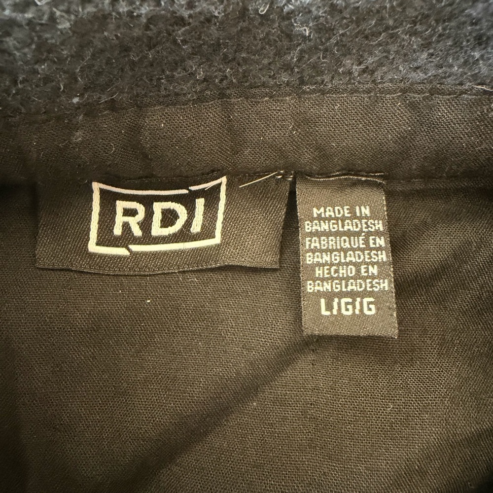 RDI Navy Button-Front Shirt Jacket - Picture 3 of 5
